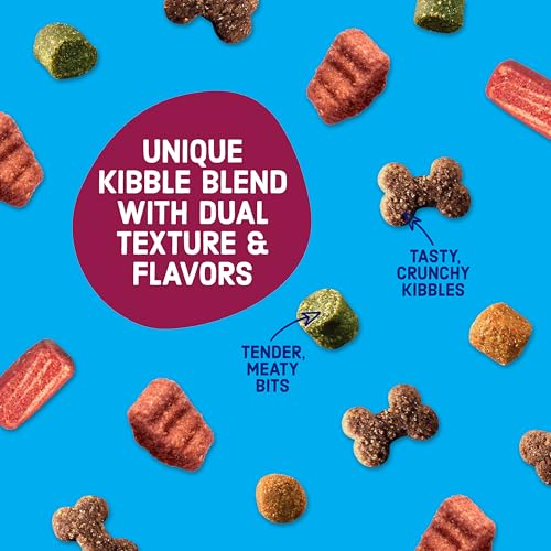Kibbles 'n Bits Dry Dog Food, Savory Bacon & Steak Flavor for Adult Dogs 16 lb. Bag | Complete & Balanced Nutrition Formulated For Adult Dogs, Crunchy Kibbles And Chewy Meaty Bits - Image 7