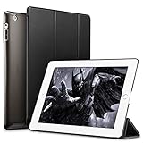ESR iPad 2 3 4 Case, Smart Case Cover [Synthetic Leather] Translucent Frosted Back Magnetic Cover with Auto Sleep/Wake Function [Light Weight] (Mysterious Black)