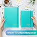 Annecy Meeting Notebook for Work - Easy Note-taking and Action Item Tracking - The Perfect Office and Business Supplies for Women & Men, Boost Meeting Organization and Productivity - Teal, 7.5
