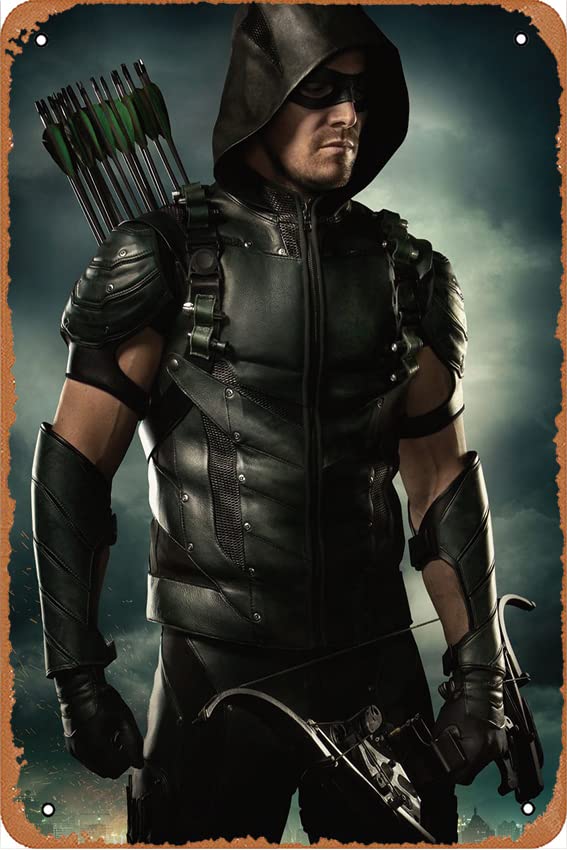 Green Arrow Arrow Tv Series Key Arts Poster Metal Tin Desertcart