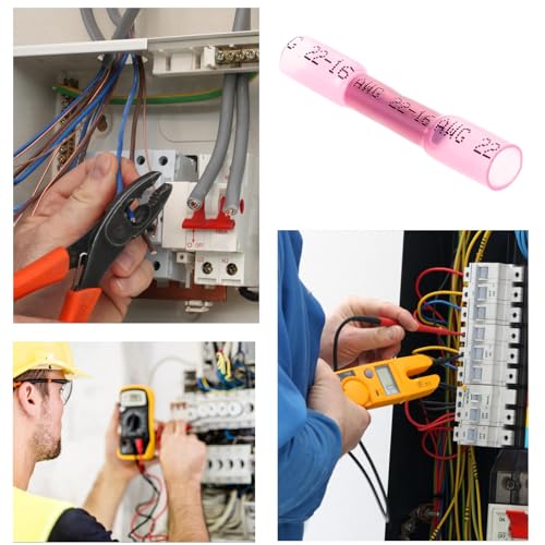 Conectores Termorretráctiles con Alma de Cobre de Gran Conductividad Eléctrica Pack de 200 3