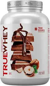True Source True Whey (837G) - Hidrolisado E Isolado - Sabor Chocolate C/ Avelã
