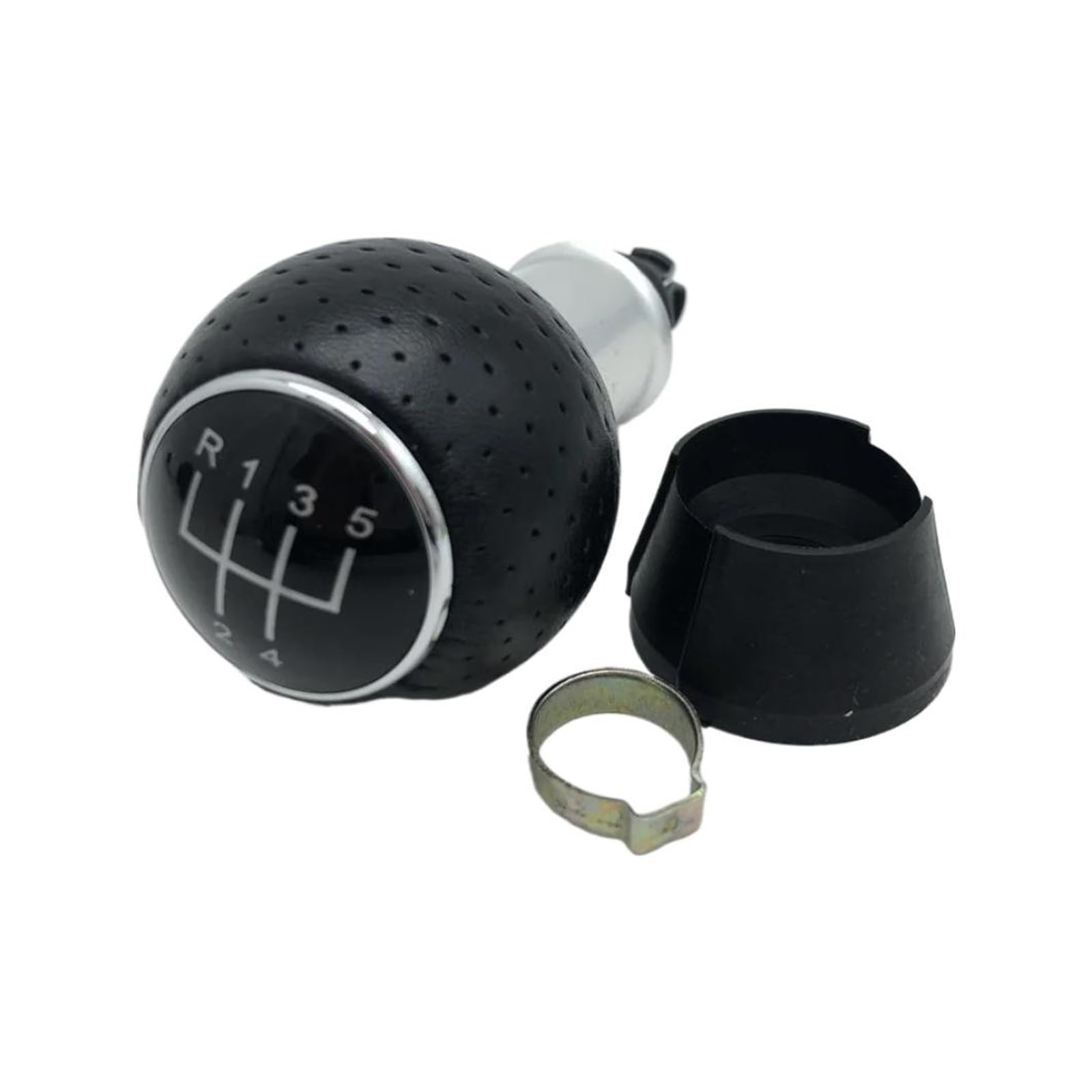 Upgrade Gear Shifter Knob For A3 S3 8L 2001 2002 2003 Black/Silver