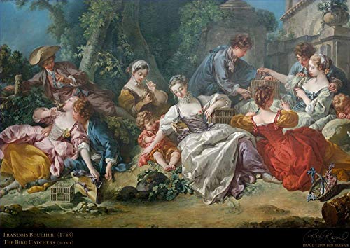 Peinture Rococo François Boucher pour décorer un grand salon chic