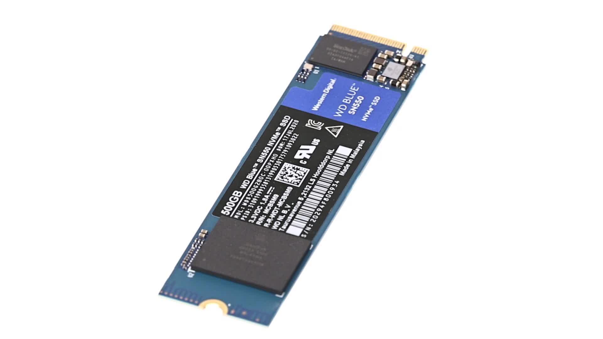 WD Blue SN550 NVMe SSD 500 GB: Amazon.de: Computer & Zubehör