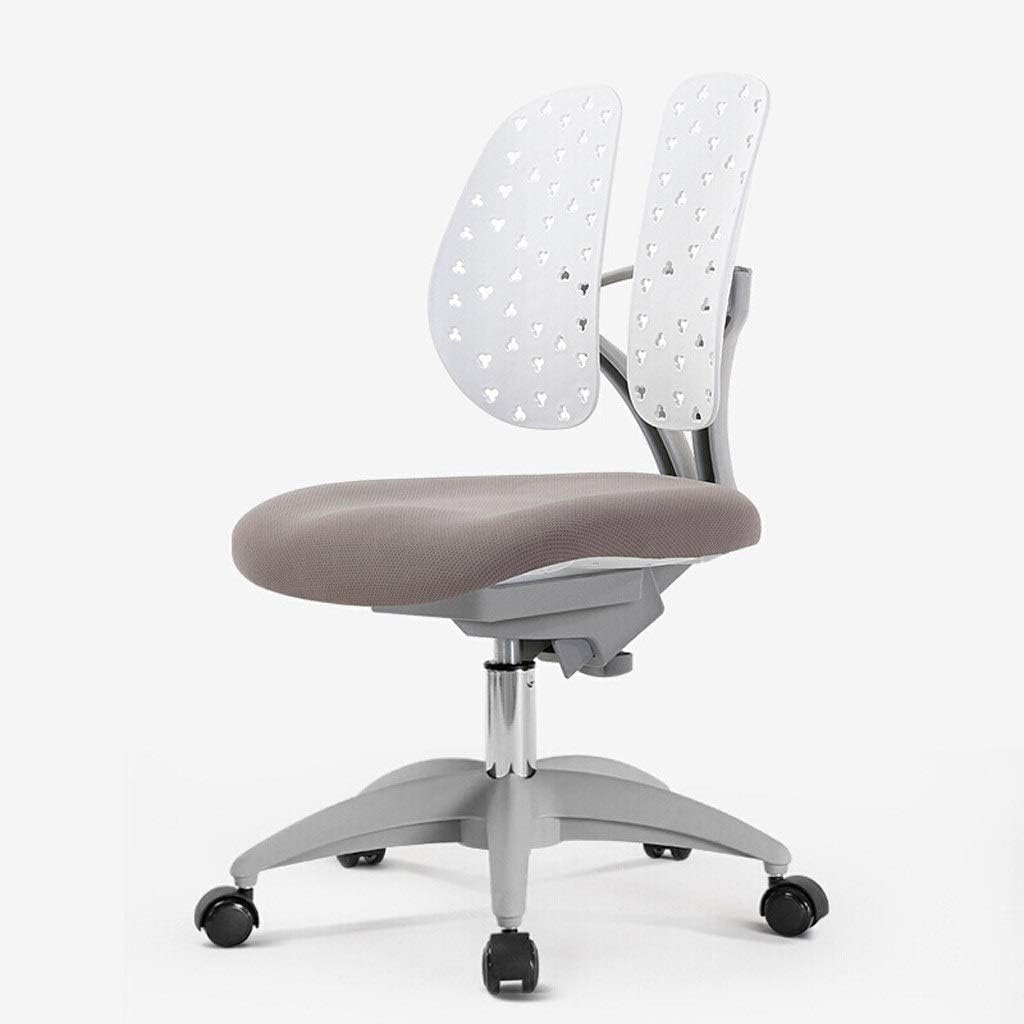 Zhangmeiren Silla Ergonómica for Computadora Silla De Oficina Silla con Respaldo Doble Silla Giratoria De Espacio Pequeño