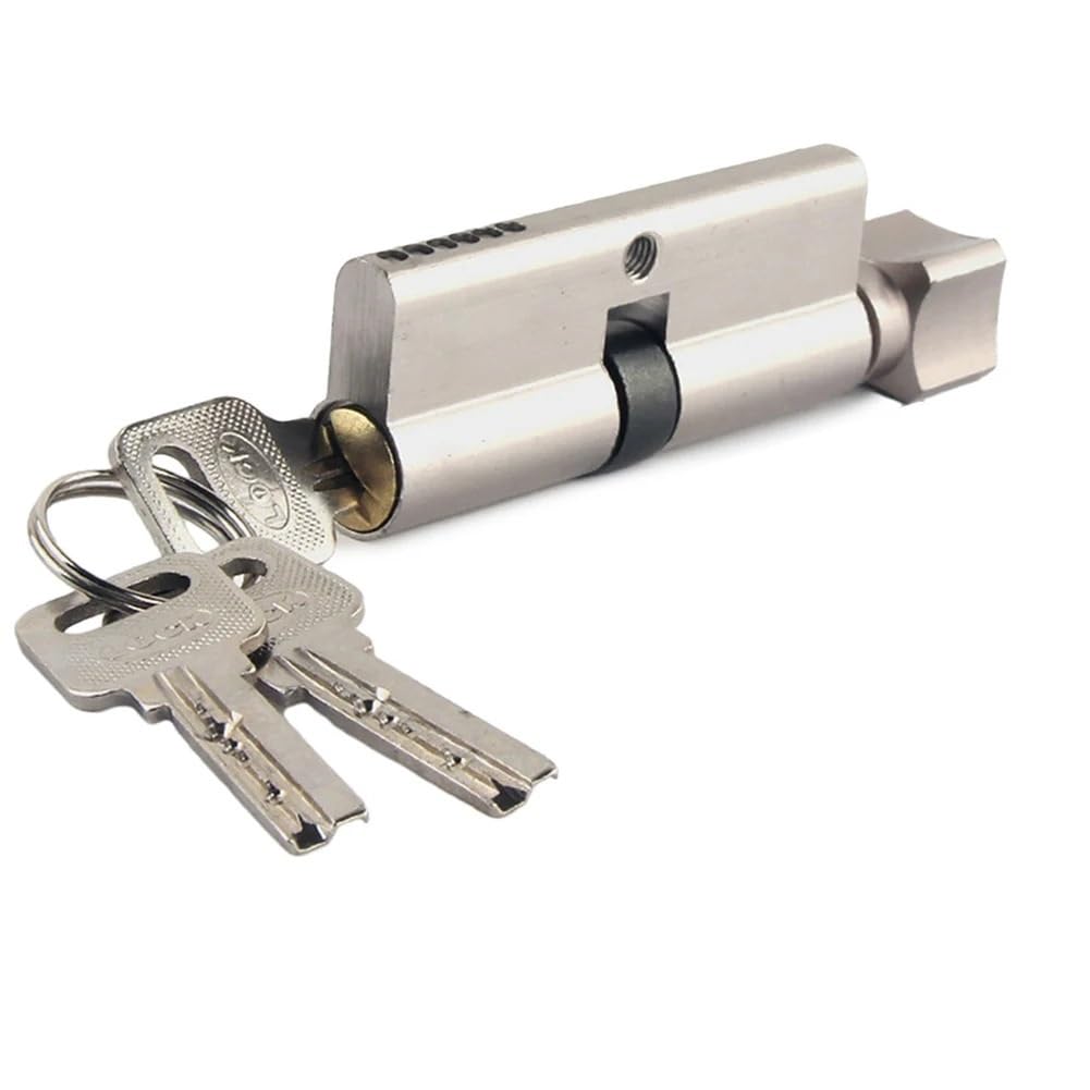 Cerradura de cilindro europeo, barril de puerta de latón y aluminio de aleación de 70mm for entrada antirrobo de dormitorio interior