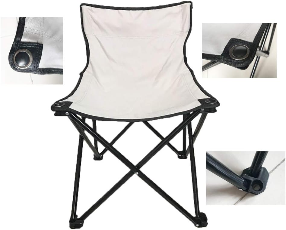 Smartmak Fast Folding Chair, Reinforced, Suitable for Sauna, Beach and Picnic – Grey