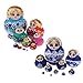 Sharplace 20 Stück Holz Frau Russische Nesting Puppe Babuschka Handbemalt Kindergeschenk