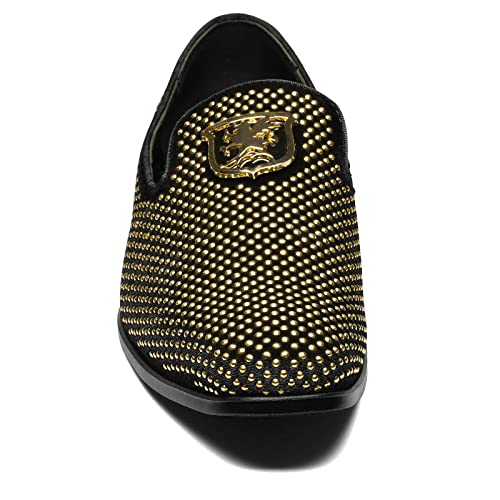 Stacy Adams Men's, Swagger Loafer Black/Gold #TOP1