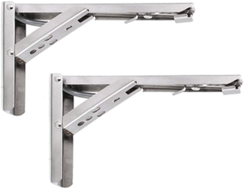 Bracket, L Bracket for Shelf,Wall Mounted Triangle Brackets Triangle Board Shelf BracketsTriangle Support Frame Folding Bracket Kitchen Bracket Tripod Fixed Load-Bearing Wall Rack Bracket Wall Fixed