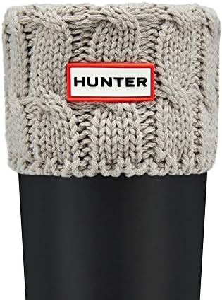 Hunter 6 Stitch Cable Boot Sock Black 