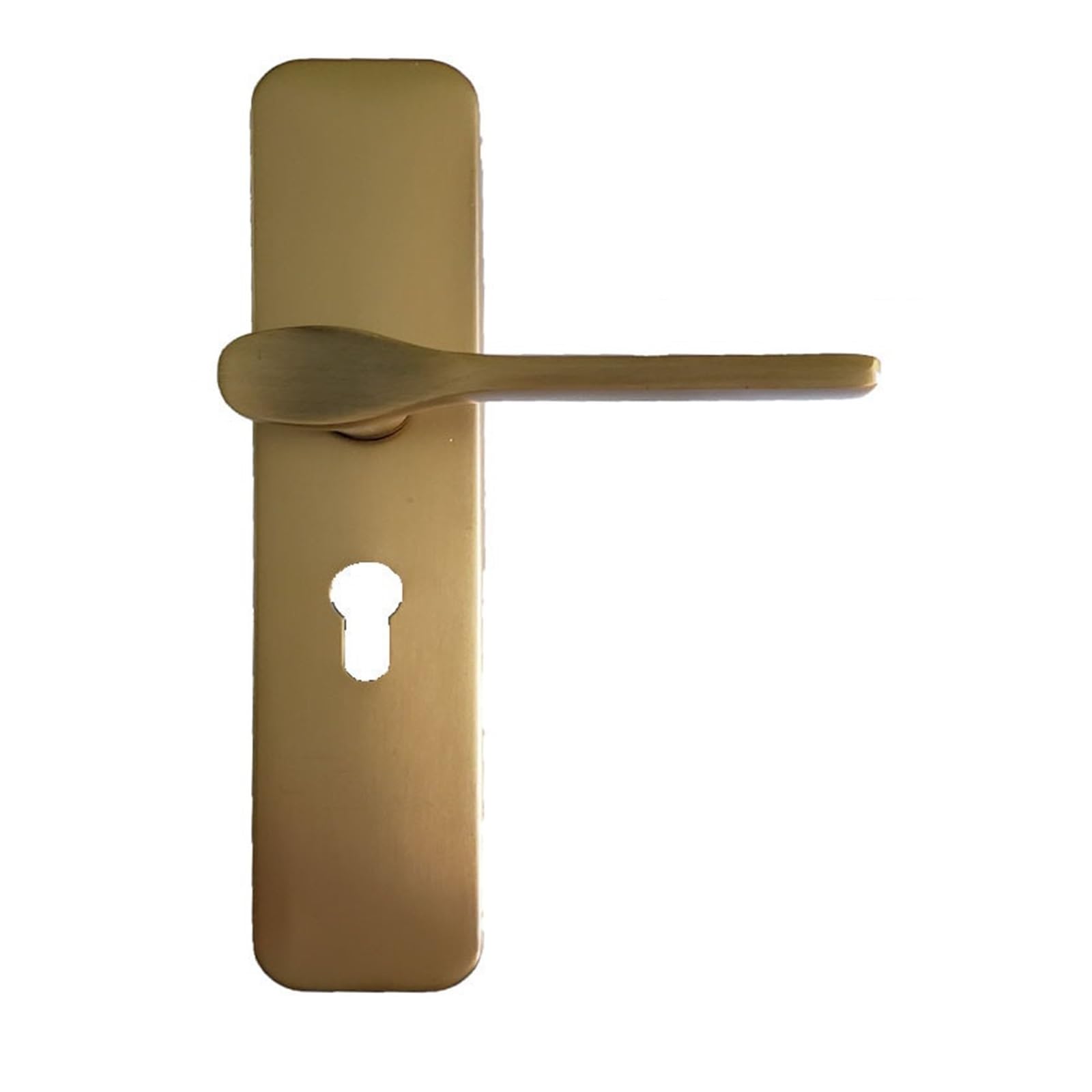 Cerradura de manija de aluminio y acero para puertas interiores de madera estilo romano