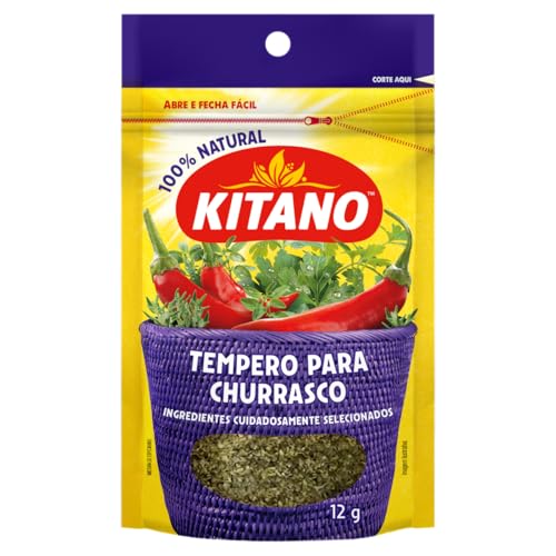 Especiarias para Churrasco Kitano Pacote 12g Especiarias para Churrasco Kitano Pacote 12g