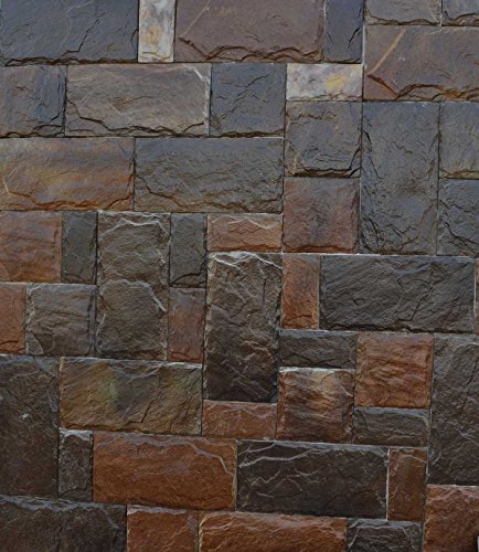 Set 9 Plastic Molds For Concrete Plaster Wall Stone Cement Tiles Concrete Mould W18 #TOP6
