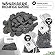 PURAJA Schungit Edelsteine Set | Naturbelassene Premium Rohsteine | Vielseitige Verwendung als Wassersteine, Heilsteine, Chakrasteine | Sortenreine Kristalle