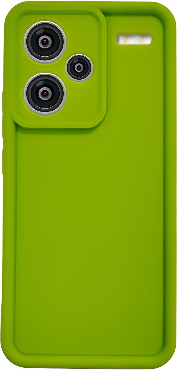 Scalebee Back Cover for Redmi Note 13 Pro Plus Soft and Flexible Matt Finish Anti Slip Scratch Proof Camera Protection Silicon Phone Case (Green) Scalebee Back Cover for Redmi Note 13 Pro Plus Soft and Flexible Matt Finish Anti Slip Scratch Proof Camera Protection Silicon Phone Case (Green)
