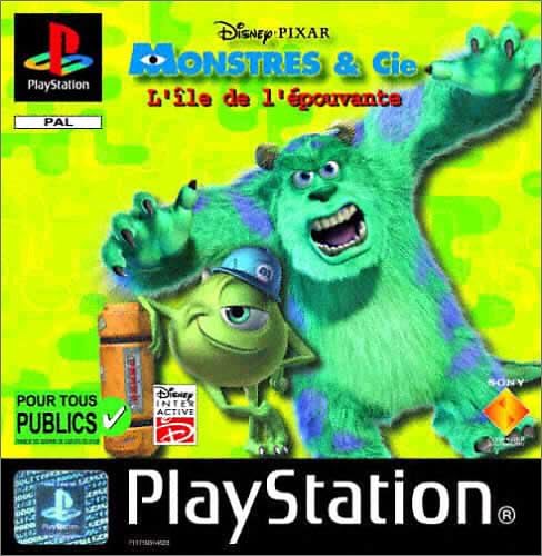 Jeu PlayStation 1 - Monstres & Cie : L'Île De L'Épouvante - Version FR Complète (Boîte, Notice) - Très Bon État