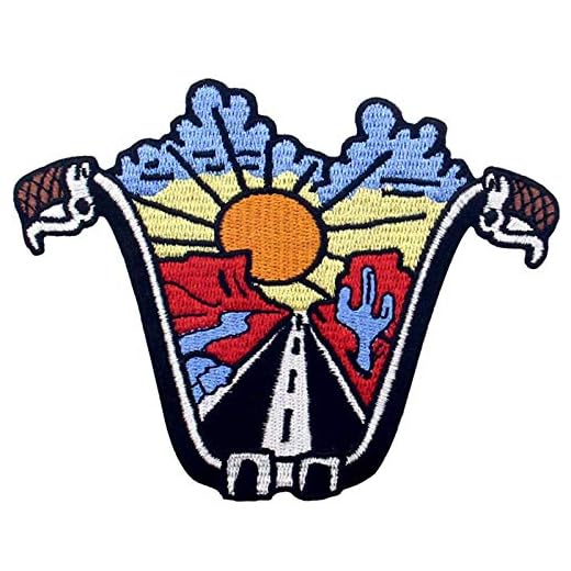 Zegin Utforska utomhus cool motorcykel liv lapp broderad applikation bricka stryk på sy på emblem