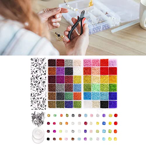 Miçangas De Vidro 35000 Pçs, Miçangas De Vidro De 2 Mm 12/0 Para Kit De Suprimentos Para Fabricação