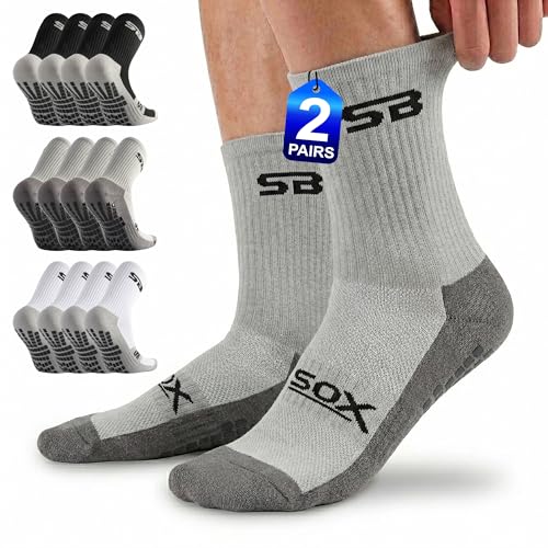 SB SOX Grip Socks for Men 2 Pairs
