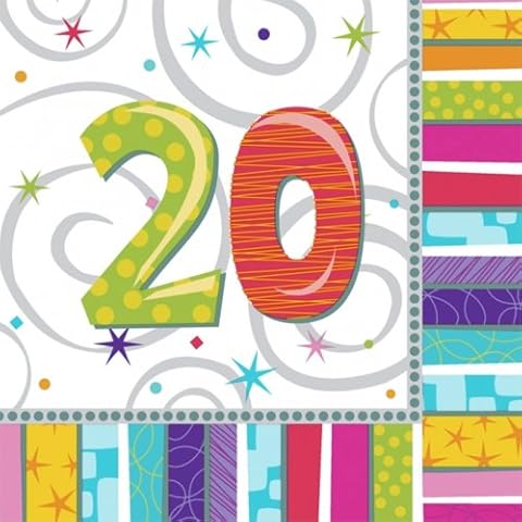 Amscan International Radiant Birthday Napkins Pack Cover