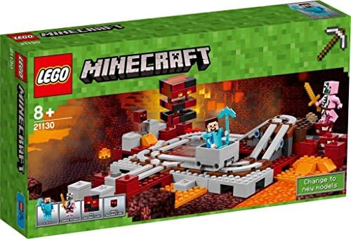 Amazon Lego レゴ マインクラフト Nether Train 暗黒界の線路 並行輸入品 ブロック おもちゃ