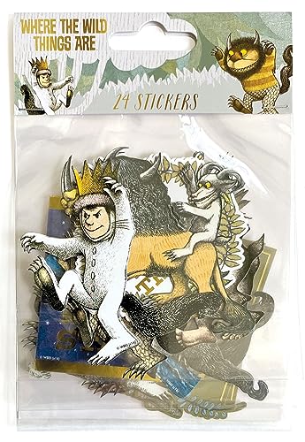 Paper House Productions Where the Wild Things Are 24-Piece Scrapbook Die-Cut Foil Accent Sticker Pack