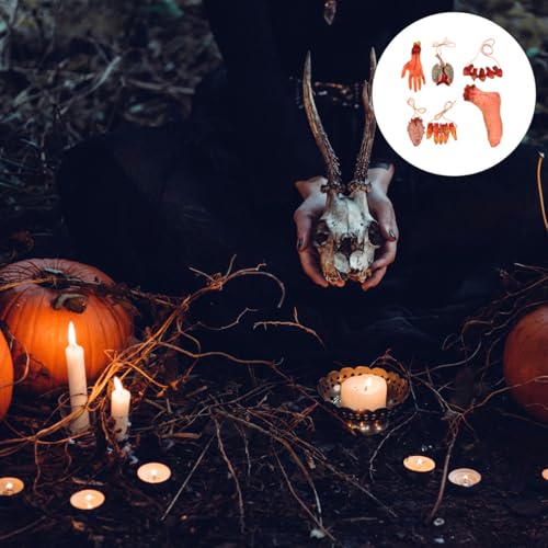 Fête d'halloween réussie grâce aux 6 pendentifs vinyle Beaupretty