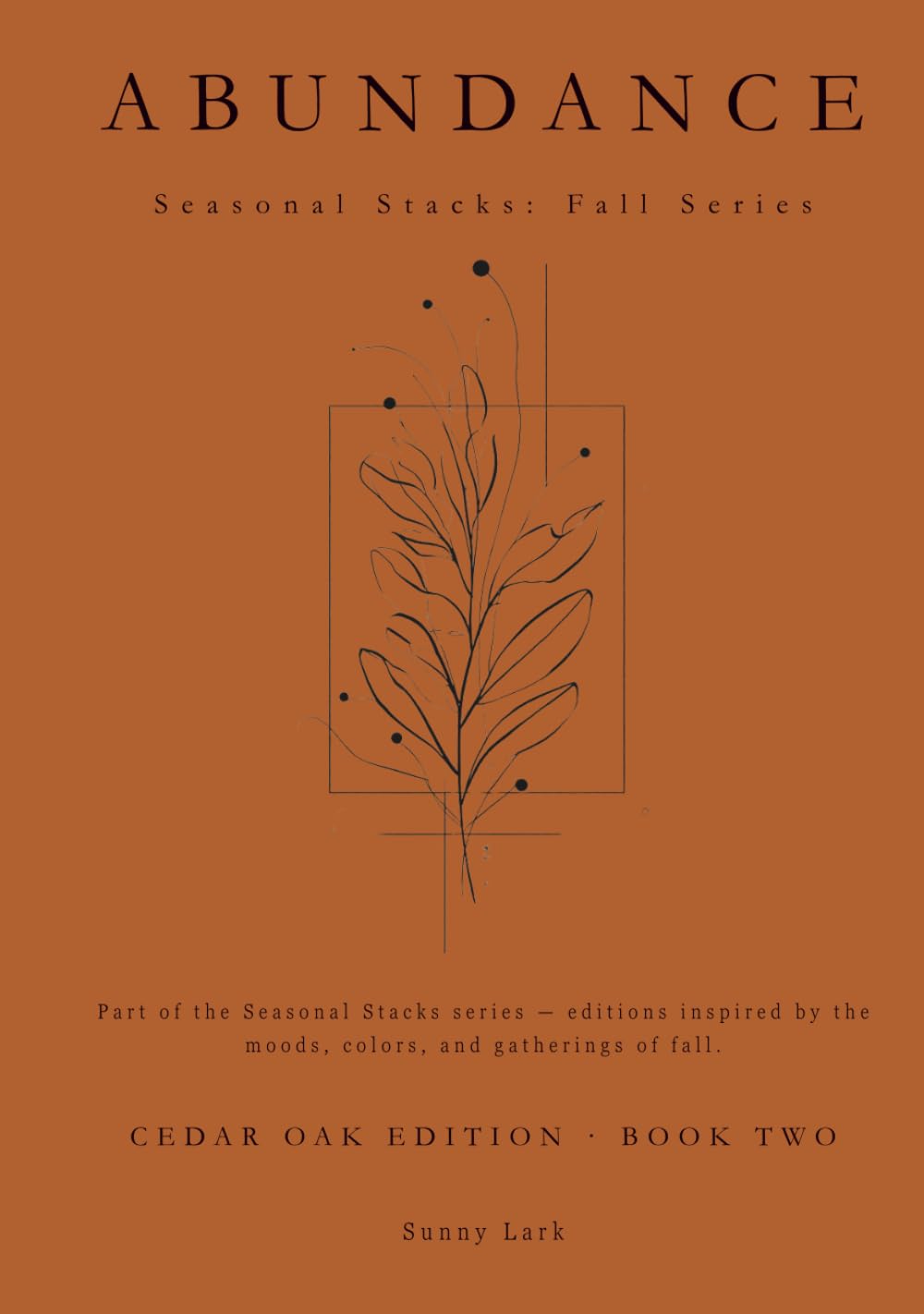 Abundance Cedar Grove Book Two livre de fiction pour lecture cocooning