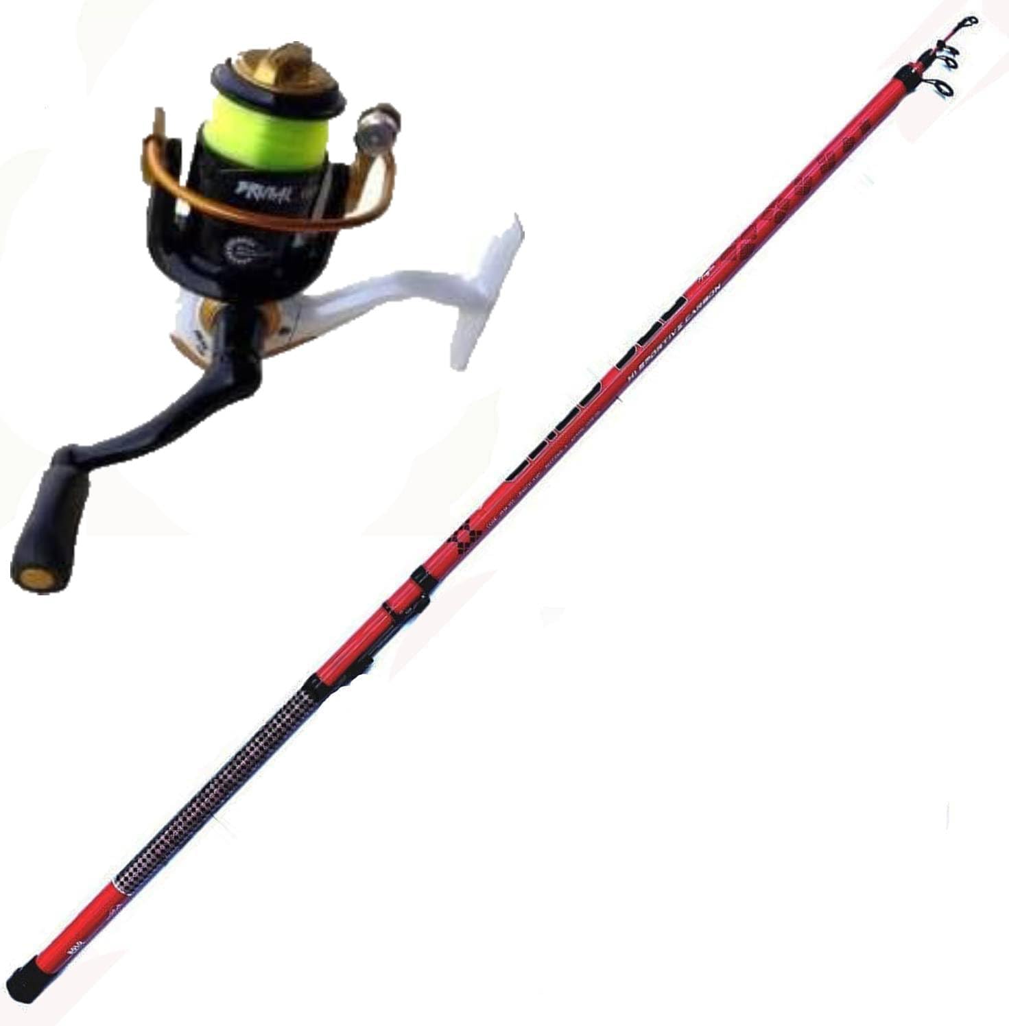 Bolognese Mt.4 Canna Da Pesca Con Mulinello Galleggiante Mare Lago Trota Carpa