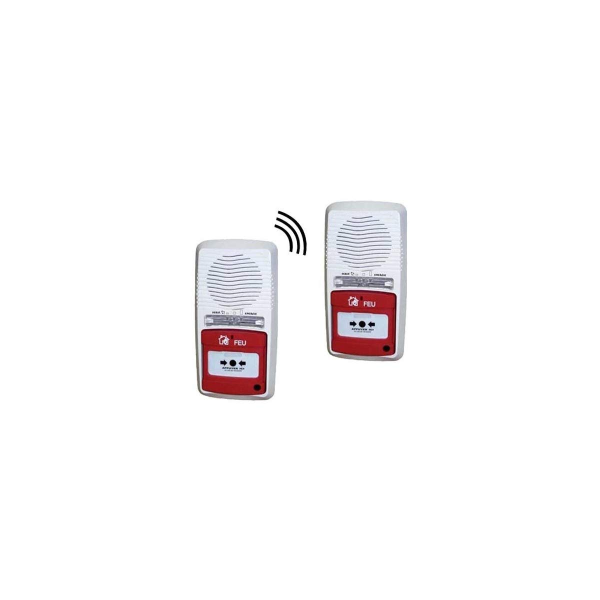 2 x alarmas Tipo 4 Radio a batería