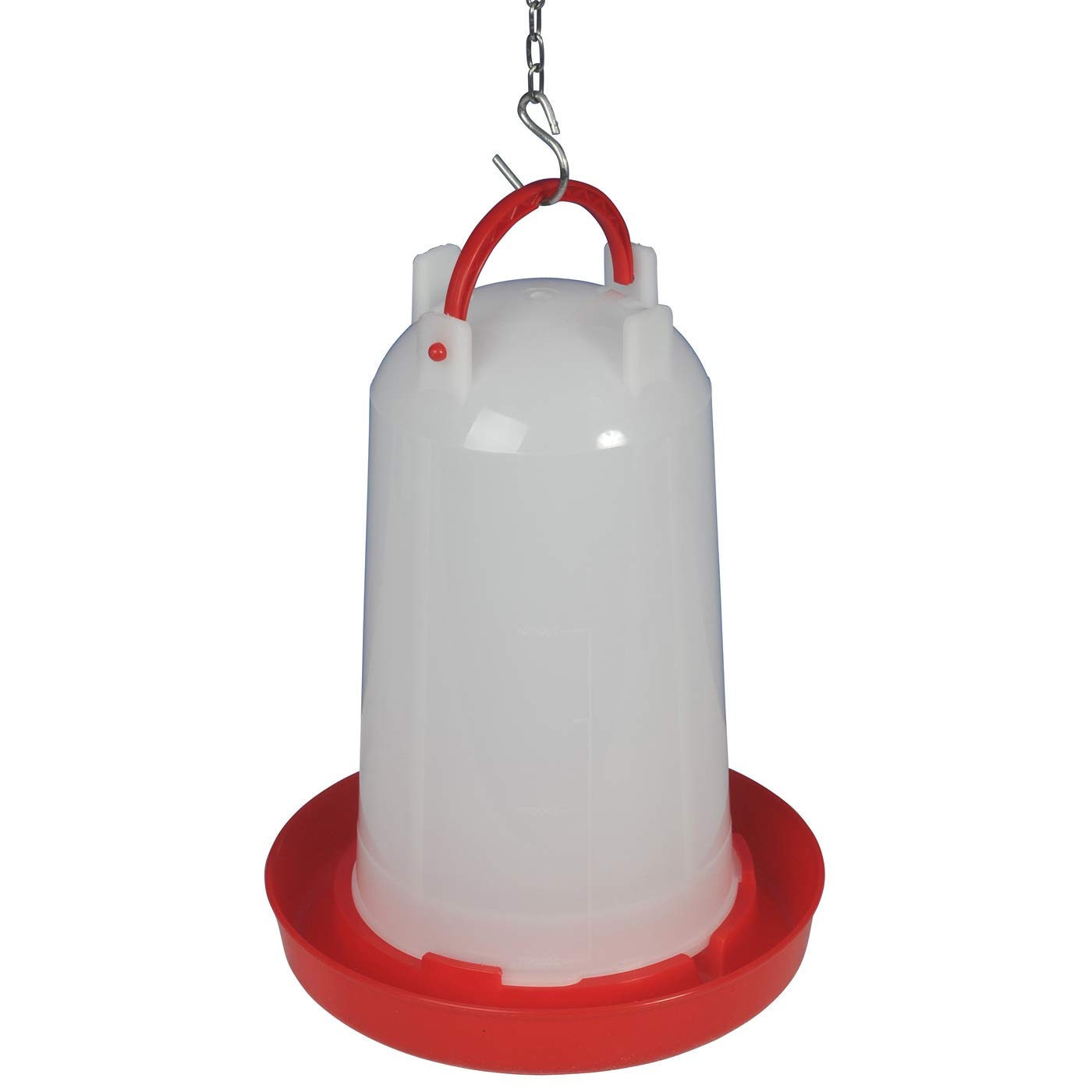 VOSS.eisfrei Set Plato Calentador de Agua Ø20cm y Bebedero 3 litros para Pollos o codorniz