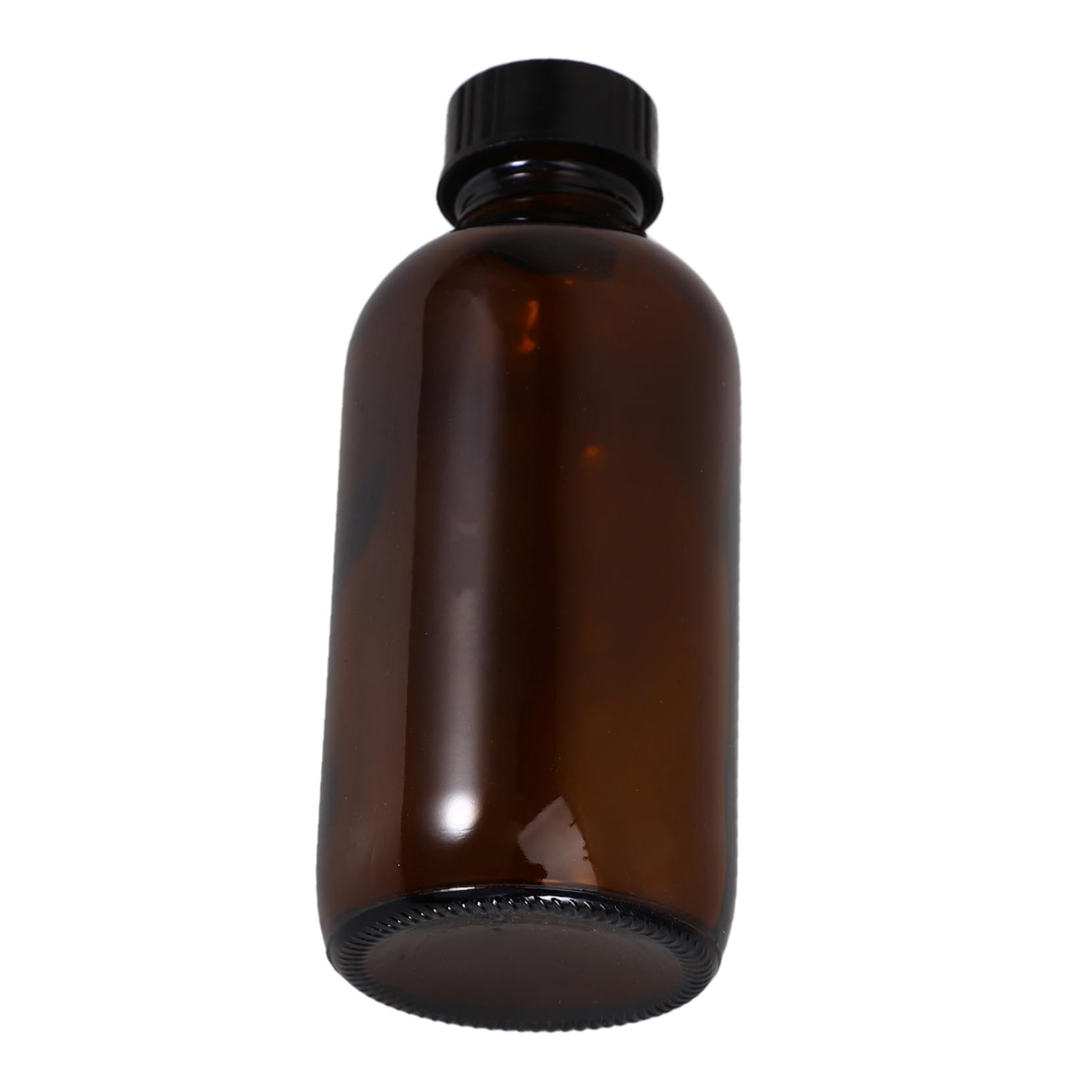 KICHOUSE Glass Bottle Empty Bottle Liquid Storage Containers Laboratory Agent Bottle Leak Round Media Bottles Laboratory Reagent Refillable Container Brown Phenolic Resin