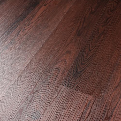 Livelynine Suelo Vinilico Autoadhesivo Madera Oscuro Baldosas Adhesivas Suelo Cocina 90x15CM Vinilo Suelo Baño Impermeable Vinilo para Suelo de Habitación 36-Piezas Laminas Parquet Adhesivo Suelo