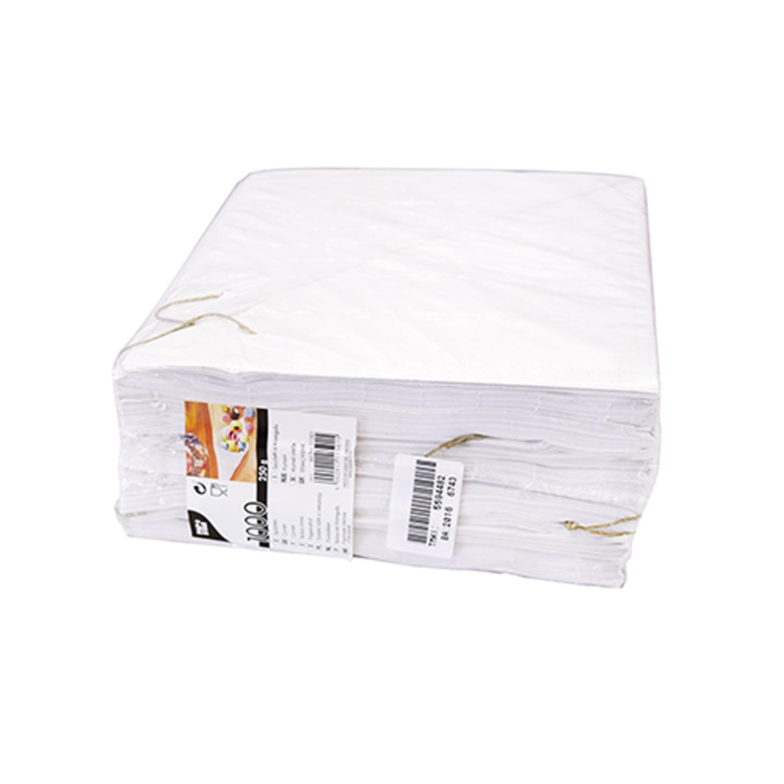 PAPSTAR - Spitztüten/Papiertüten 23 x 23 x 32,5cm weiÃ? / Füllinhalt 250g