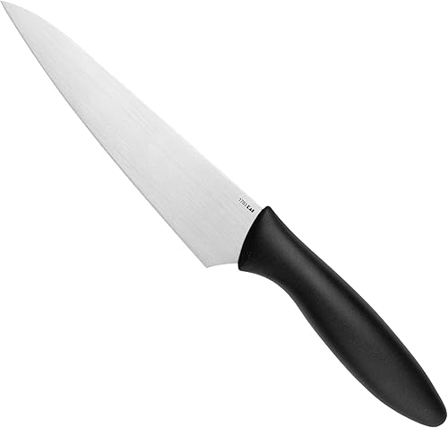 Miniatura 2 de Kershaw Cuchillo de cocina utilitario de 6 pulgadas, diseño negro y gris, hoja de acero inoxidable de 6 pulgadas, funda incluida, cuchillo de pelar