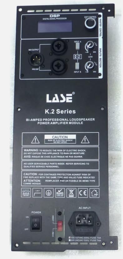 LASE K.2 Amplifier Module Intended for QSC K12.2, K10.2, K8.2 Power Speakers