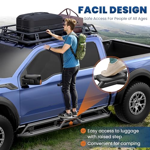 Estribos laterales para Dodge Ram 1500 Crew Cab 2019-2024 miniatura 3