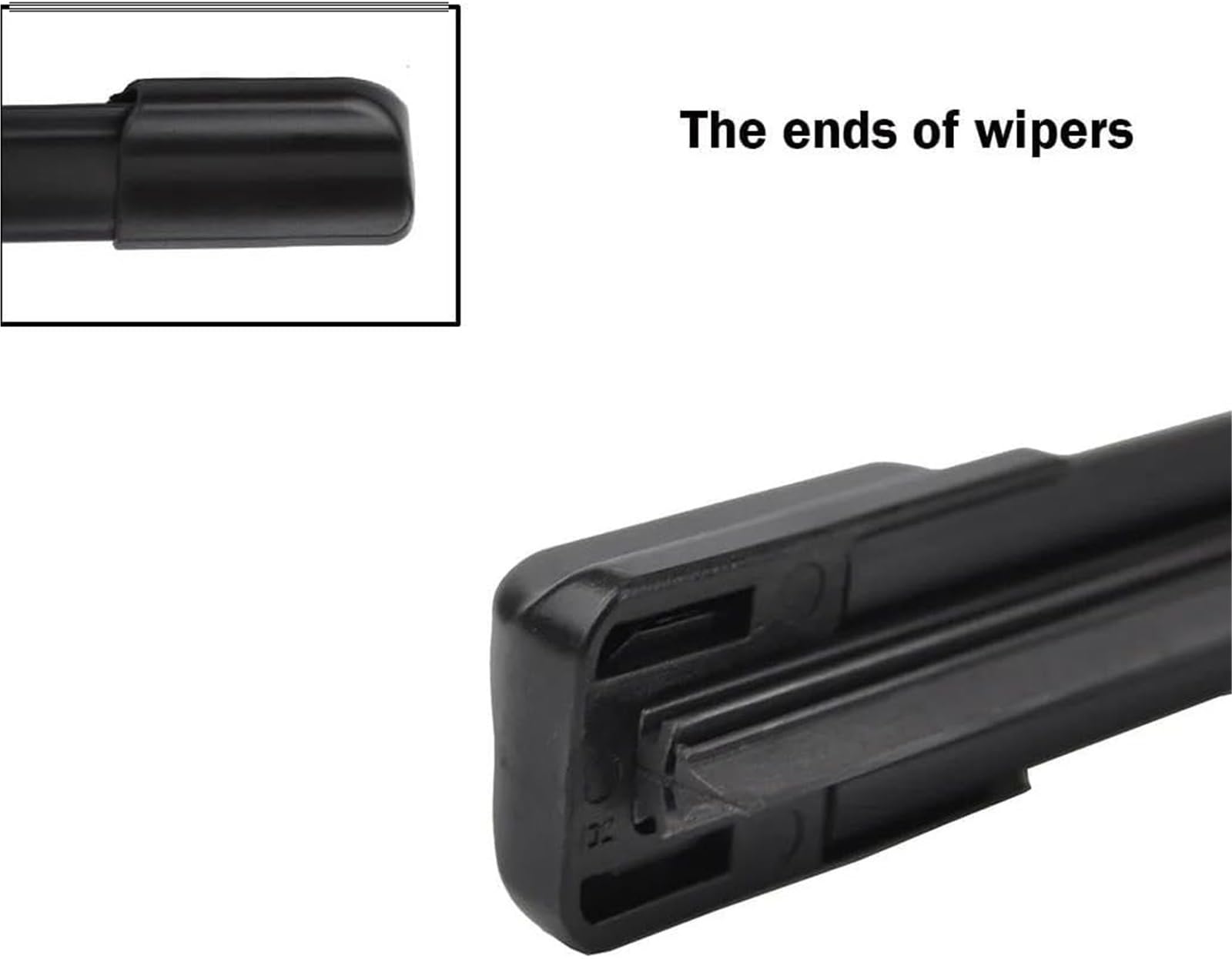 limpiaparabrisas de Coche Escobillas limpiaparabrisas Delanteras y traseras para Opel para Meriva B 2010-2017 Limpiaparabrisas de Coche