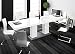 Produktbild Furniture24 Design Esstisch Linosa - 2 in 3 Stufen ausziehbar 160cm / 210cm / 260 cm Hochglanz Acryl Tisch Küchentisch (Grau/Weiß Hochglanz)