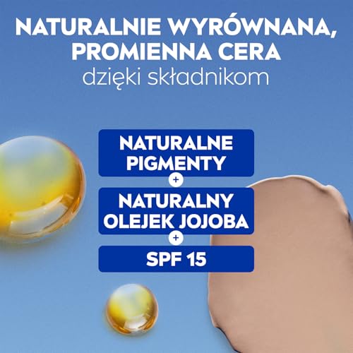NIVEA Krem BB nadający koloryt 5w1 z SPF 15 - ciemny 50 ml
