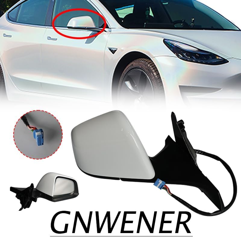 Tesla Model Y side mirror assembly R White