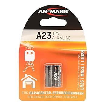 ANSMANN Alkaline Batterie A23LR23 - 12V Batterie insbesondere für Garagentor-Fernbedienungen mit langer Haltbarkeit - Zus&a