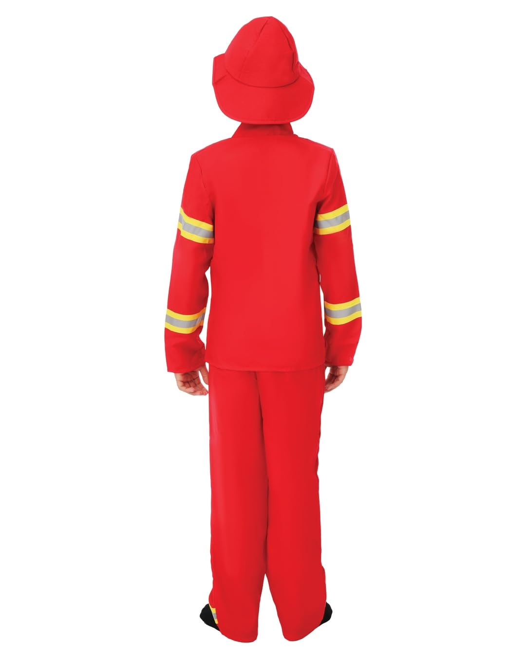 P'TIT CLOWN - Costume da pompiere per bambini - Unisex - Ragazza - Ragazzo - Firefighter - Costume Professione - Perfetto per Carnevale, Cosplay, Halloween, feste, eventi a tema e gioco di ruolo
