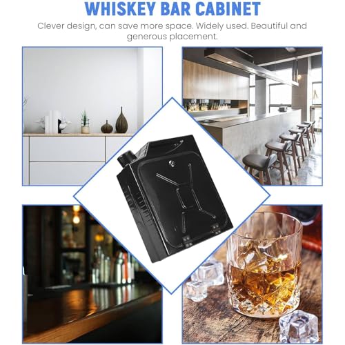 Gabinete de bar de whisky portátil, el juego de regalo perfecto original 7