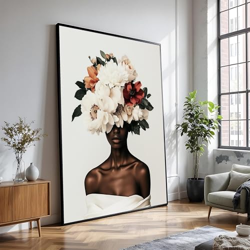 Décoration féminine moderne et luxueuse en toile de fleurs de qualité