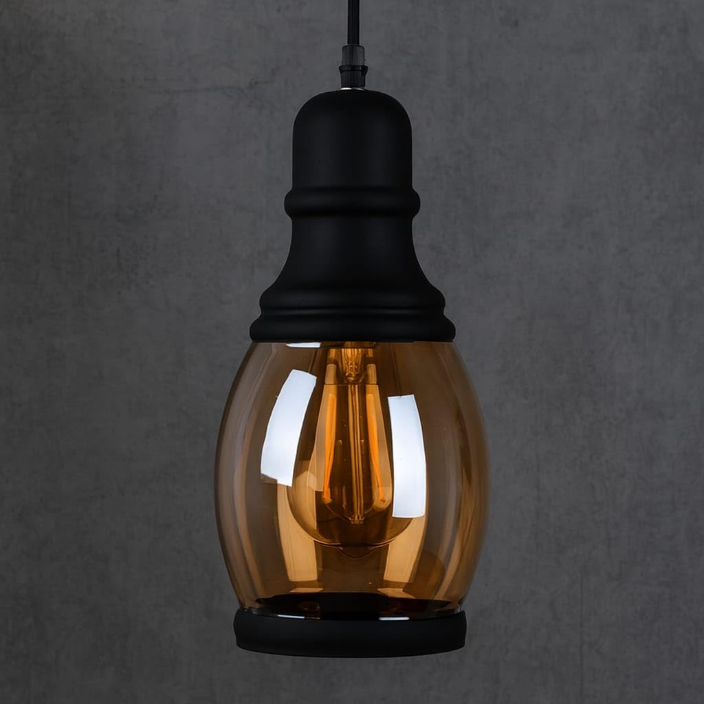 Mahganya Crystal Hanging Light for Living Room, Ceiling Lights for Home Decoration, Pendant Light, Home Decor Items, Chandelier for Living Room Modern, Balcony Decor, Modern - Metal (Pack of 1)