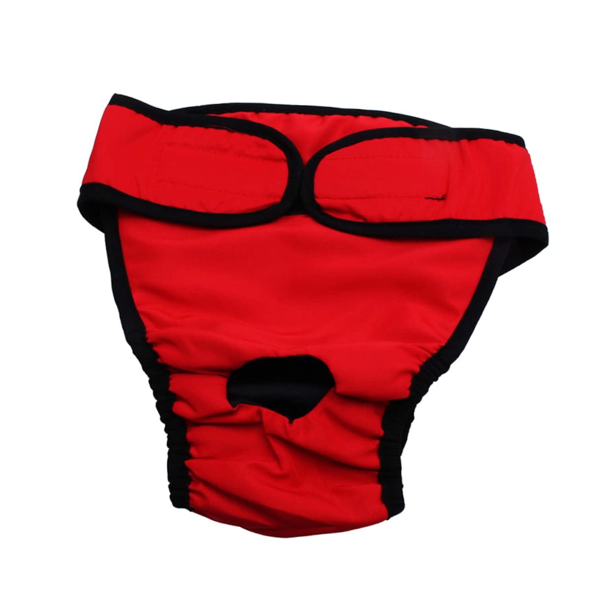 Yardwe 2Pcs Elastic Female Dog Diaper Pants XL Washable Sanitary Underwear Hook Loop Closure for Puppies Incontinence Heat Use