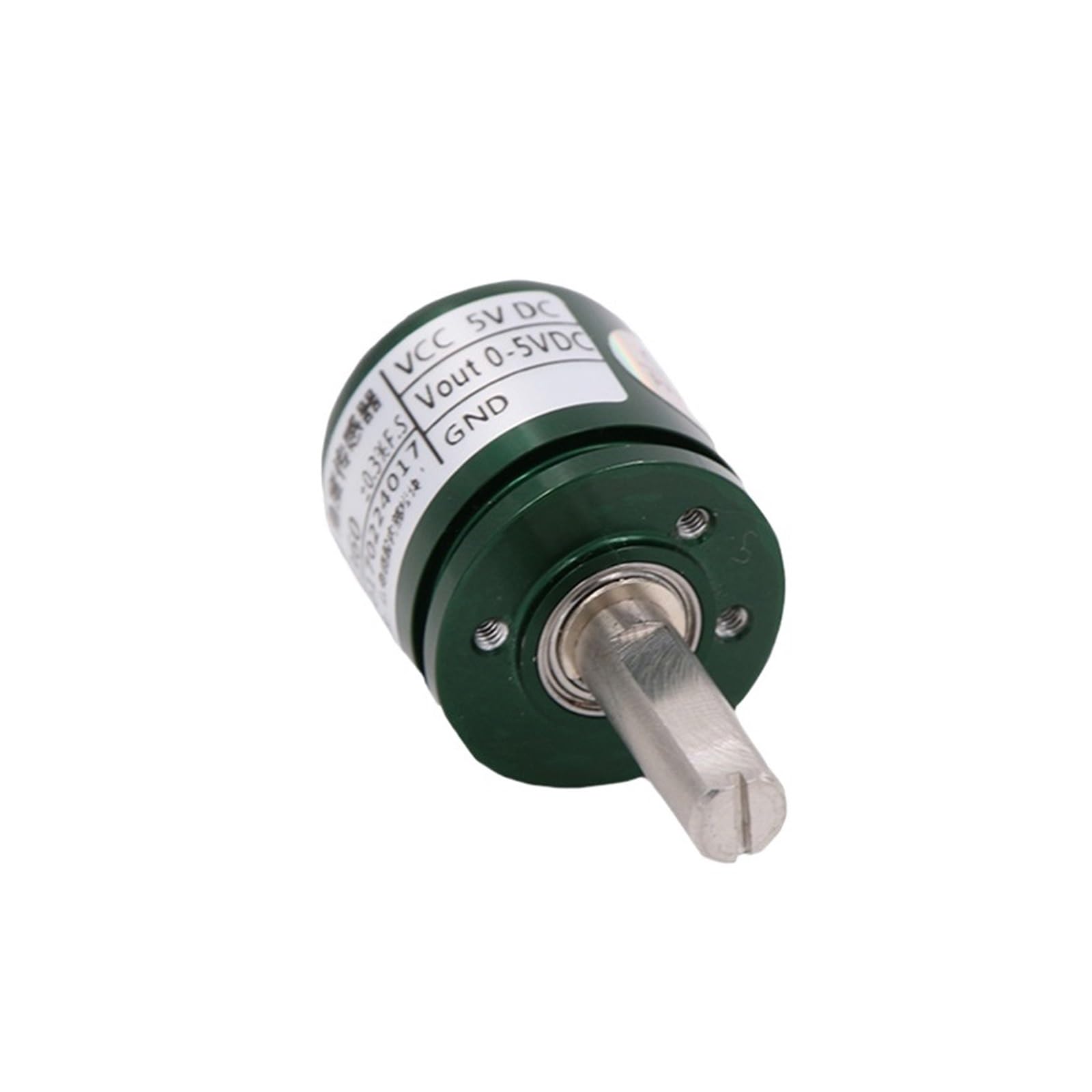 QAZXSEMUI DC 5V Hall Angle Sensor Non Contact Industrial 0-360 Degree Rotation Angular Displacement(0-5v Output)
